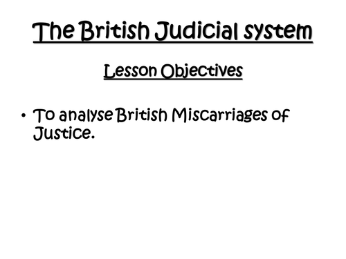 miscarriages of justice UK