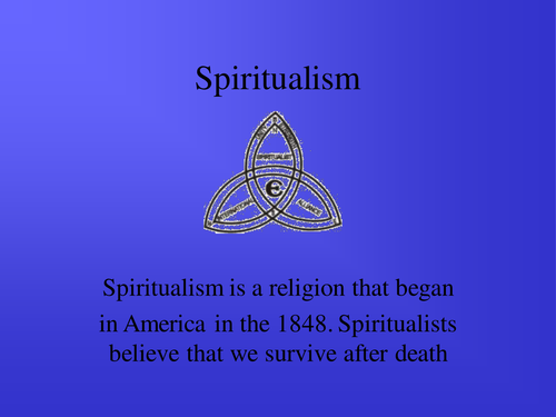 History of Spiritualism