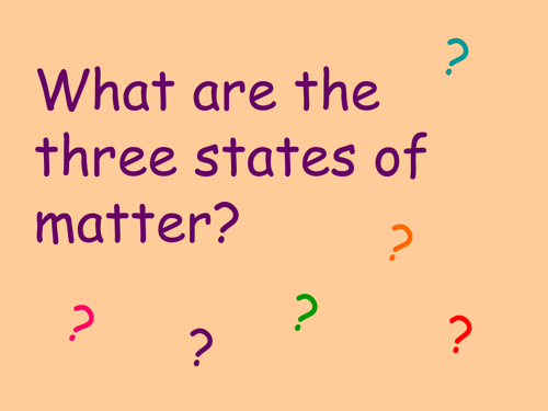 Changing State, Reversible/Irreversible Reactions