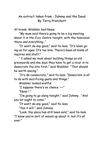 Johnny and the Dead - Terry Pratchett