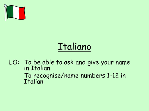 Italian numbers 1_12