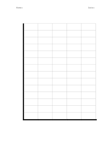 blank line chart