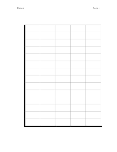 blank line graph chart