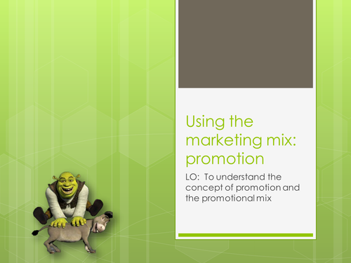 Marketing Mix Promotion