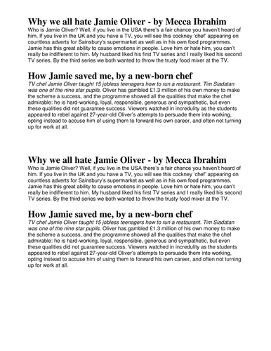 Paper 1 Wjec New Spec Teaching Resources