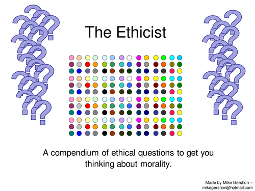 The Ethicist