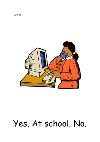 Reading 4-word sentences (extra early practice)