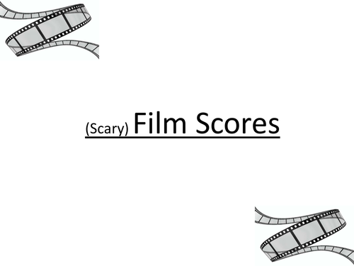 Scary Film Score full PPT