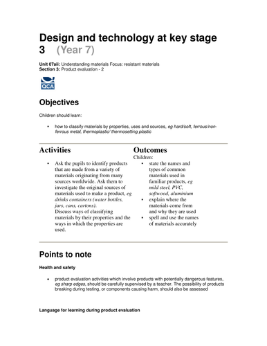 Hard and Soft materials activity by - UK Teaching Resources - TES