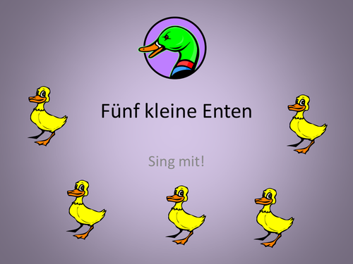 Fünf kleine Enten