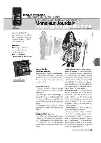 Le Bourgeois Gentilhomme - very reduced version!