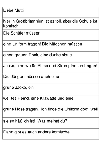 School rules, modal verbs and opinions