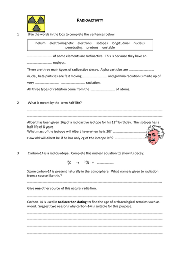 Why is the element called uranium-238 radioactive? what products form when its nuclei break apart? picture