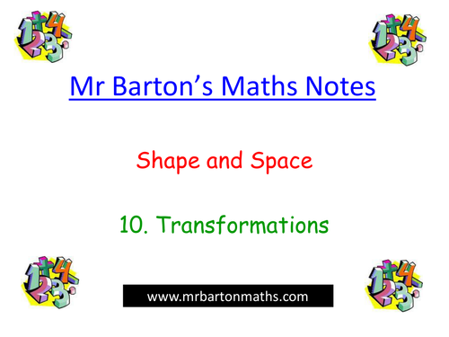 Notes - Shape & Space - Transformations