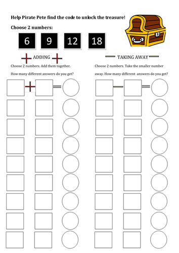 Puzzles and Problems for Year 1
