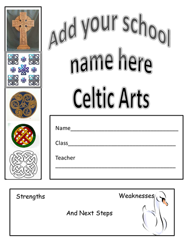 Cover or short project booklet- Celtic Art