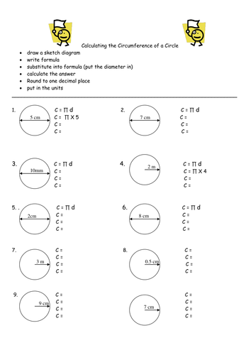 circumference-of-circles-easy-worksheet-ks3-by-kctr-teaching
