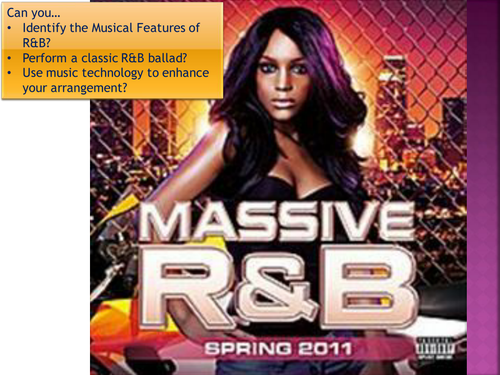 R&B PowerPoint guide with audio