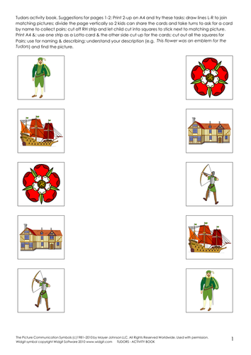 The Tudors - activity book