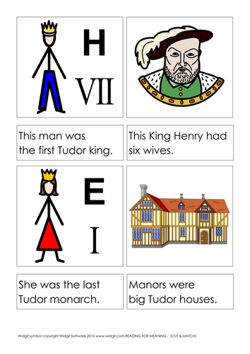 Reading for meaning - The Tudors