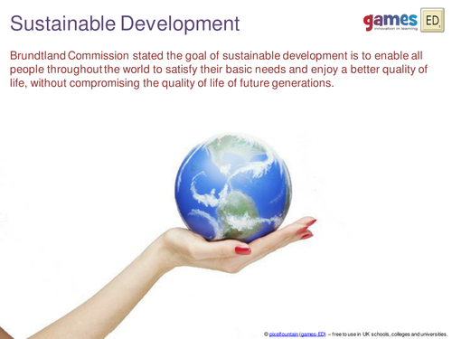 presentation on sustainable development