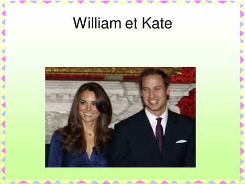William and Kate French power point