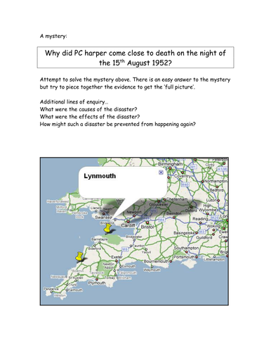 Lynmouth Floods Updated Mystery