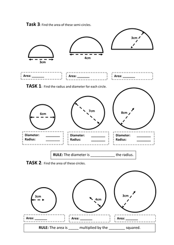 Circles - Revision Worksheets - KS3