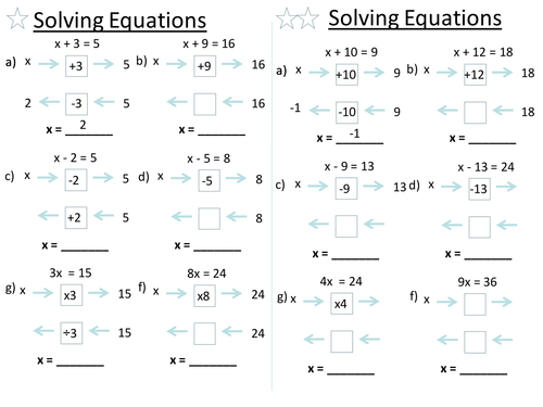 Solving Equations