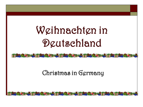 Weihnachten in Deutschland