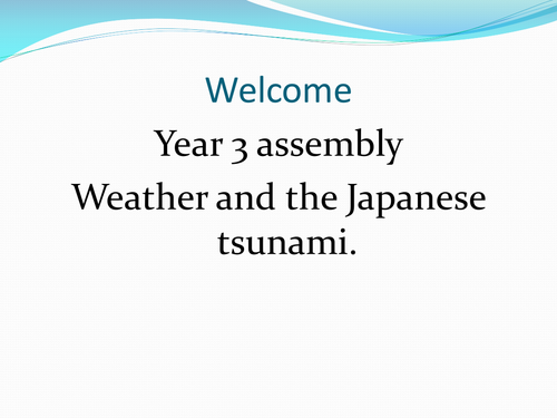 Tsunami assembly