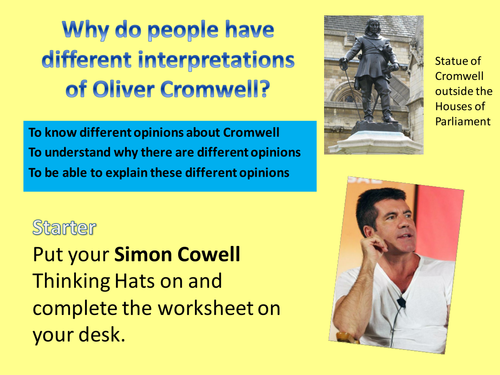 Why do people have different opinions about Cromwe | Teaching Resources