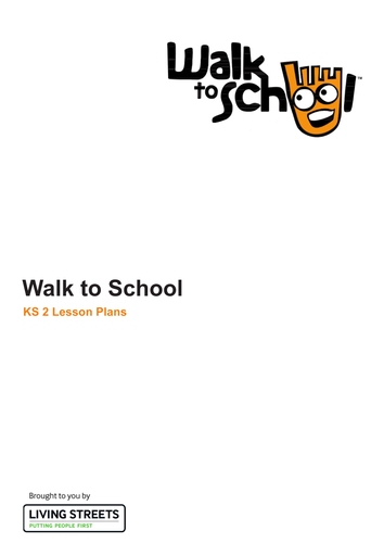 Walk to School Week: KS2 lesson plan