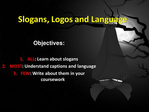 Presentational Devices - Slogans Logos & Language