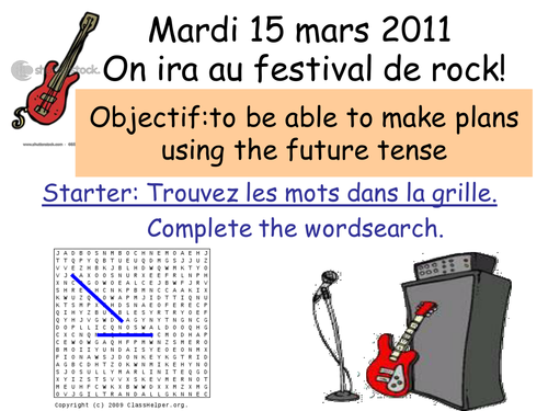 On ira au festival de rock