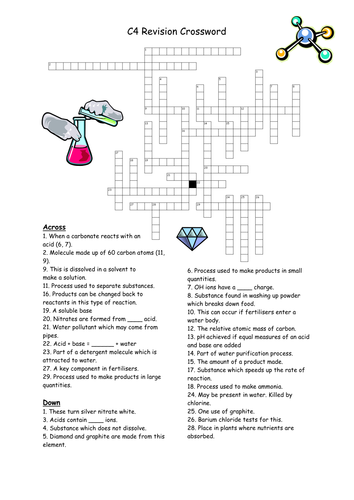 OCR Gateway Unit C4 Revision Crossword | Teaching Resources