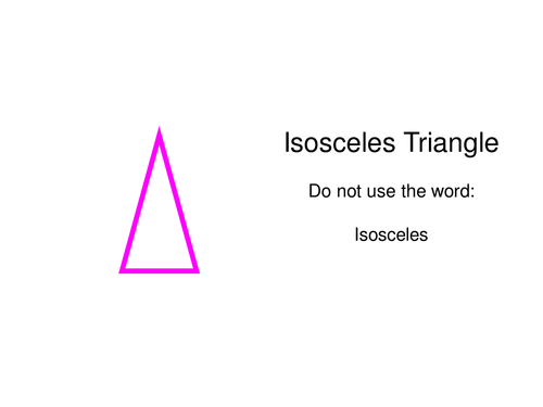 Triangle properties taboo