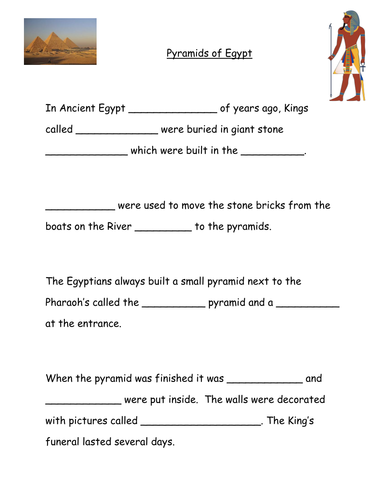 Variety of Ancient Egypt Activities by lizbiz2 - Teaching Resources - Tes