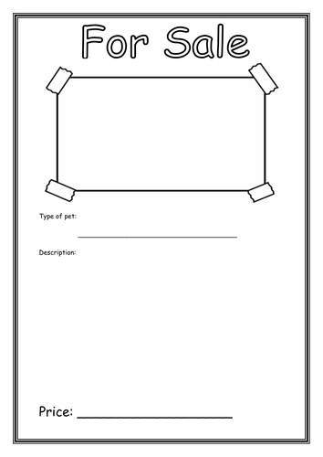 animal worksheet ks1 differentiated jodieadams91 sale poster, Pet by for