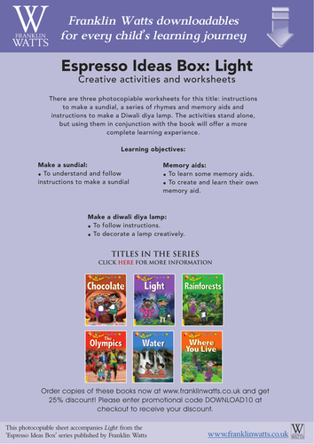 Make a sundial, a Diwali lamp and learn mnemonics