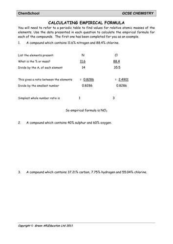 Empirical Formula