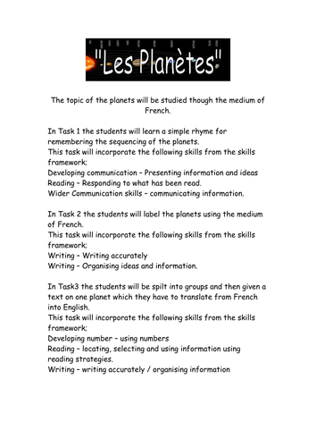 The Planets (Les Planetes)