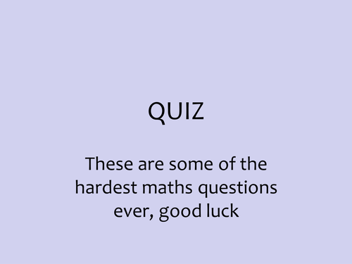 Maths KS2, KS3: Adding fractions starter quiz