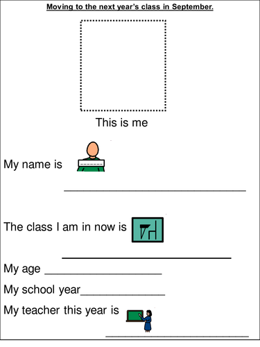 Transition to the next primary class workbook