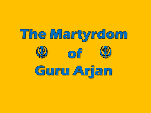 The Martyrdom of Guru Arjan - Assembly