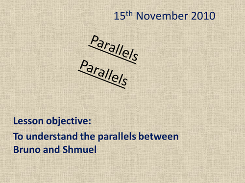 Venn diagram: Boy in the Striped Pyjamas Ch.20