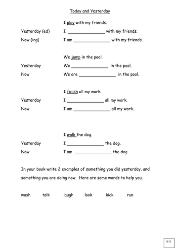 Y2 Non-fiction Instructions weekly plan, resources