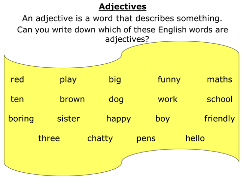 Adjectival agreement - easy m & f endings