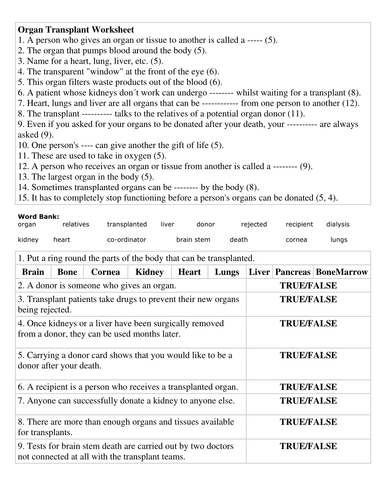 Gas Exchange and Circulation Unit | Teaching Resources