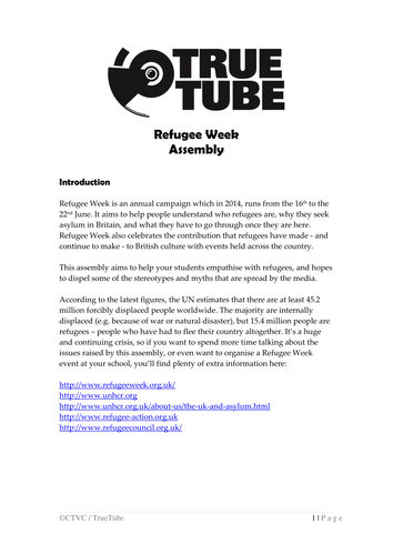 Refugee Week Assembly